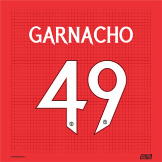 Nns GARNACHO ชุดตัวเลข 49 MANCHESTER