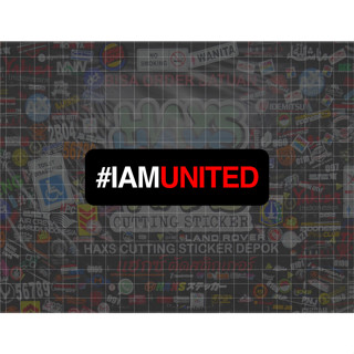 สติกเกอร์ตัด Im United 13 ซม. x 4 ซม. V2 สําหรับรถจักรยานยนต์ รถยนต์