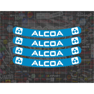 สติกเกอร์ตัด Alcoa V2 สําหรับขอบล้อรถจักรยานยนต์ 14-Ring 17-Ring