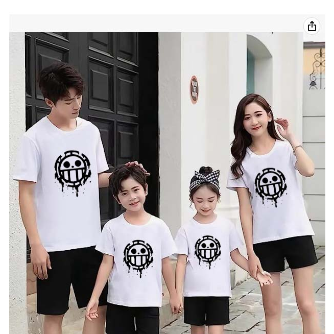 One PIECE TRAFALGAR LAW FAMILY COUPLE T-Shirt/ FAMILY COUPLE T-Shirt/ เสื้อยืดอนิเมะญี่ปุ่น