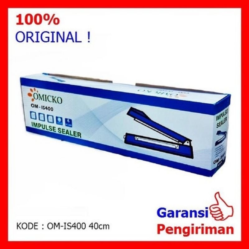 OMICKO IMPULSE SEALER เครื่องมือกดอาหารพลาสติก 400 มม. IS400