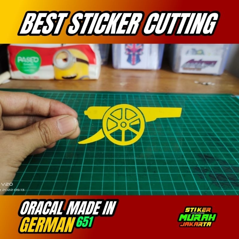 Arsenal สติ๊กเกอร์ตัดโลโก้ TRANSPARKENT ETC