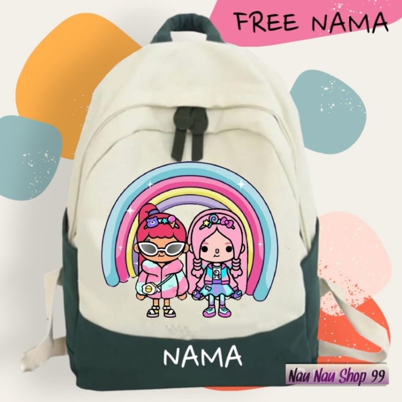 (ฟรีชื่อ) TOCA BOCA SERIES CHILDRENS BACKPACK