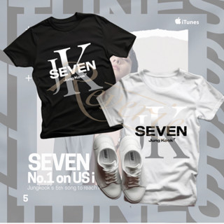 เสื้อยืดแฟชั่น ลาย SEVEN JUNGKOOK BTS JK 7 Gradation BT21 OUTFIT