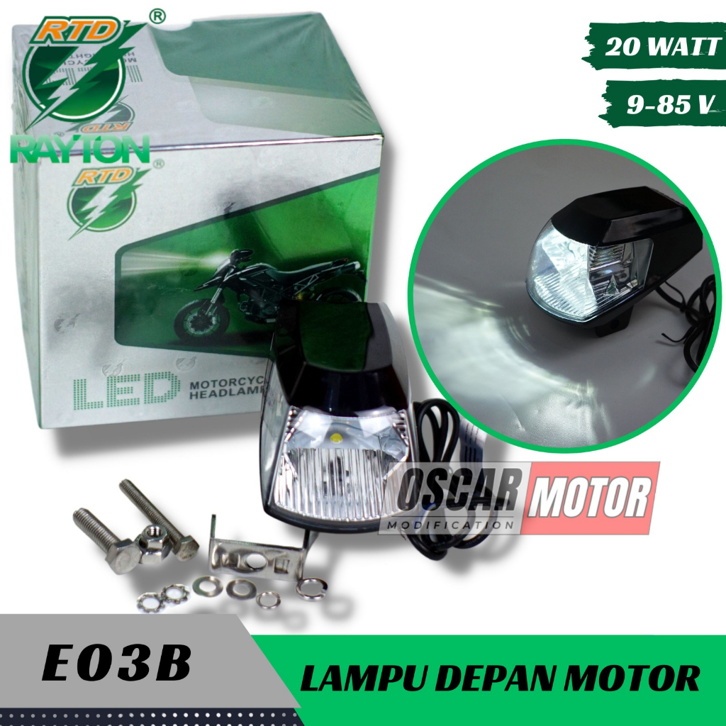 WAREHOUSE RAYTON E03B สีขาว LED Spotlight Dc9-85V CREE RTD ORIGINAL SPOTLIGHT EO3B รับประกัน