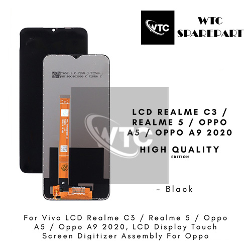 ขายส่ง อะไหล่หน้าจอสัมผัส LCD Realme C3 LCD Realme 5i LCD Oppo A5 LCD Oppo A9 2020 เข้าได้กับ Oppo สินค้ารับประกัน 1 เดือน และห่อบับเบิ้ล