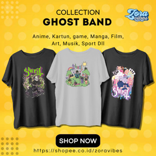 เสื้อยืด พิมพ์ลาย Ghost BAND | เสื้อยืด ลายวงร็อค | เสื้อยืด พิมพ์ลายดนตรี | เสื้อยืด พิมพ์ลาย Metal BAND | เสื้อยืด พิมพ์ลายวงพังก์ | เสื้อยืด ลายวง BAND สไตล์วินเทจ