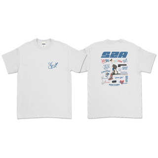 Sza - SONGLIST FANART FANMADE เสื้อยืด แขนสั้น (หน้า หลัง)