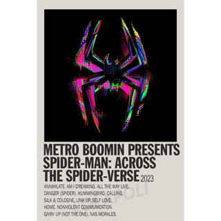 โปสเตอร์ปกอัลบั้ม Metro Boomin Presents Spider-Man: Across The Spider-Verse - Metro Boomin