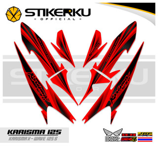 สติกเกอร์ ลาย Charisma STRIPING 125 3 MOTIF Charisma STICKER X 125 D STOCK DECALS Variations STRIKER Contemporary Charisma SIKER Unique ORI Stickersimple STRIPING Motocycle Trim WAVE 125s SUPRA Father stickerkustore