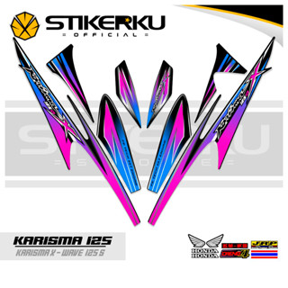 สติกเกอร์ ลาย Charisma SIKER 125 125 X 125 D WAVE 125s SUPRA สําหรับรถจักรยานยนต์