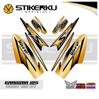 สติกเกอร์ ลาย Charisma STRIPING 125 21 MOTIF Charisma STICKER X 125 D STOCK DECALS Variations STRIKER Contemporary Charisma SIKER Unique ORI Stickersimple STRIPING Motocycle Trim WAVE 125s SUPRA Father stickerkustore