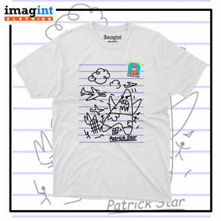 เสื้อยืด พิมพ์ลาย Patrick STAR SIGNATURE