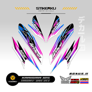 สติกเกอร์ ลาย Charisma STRIPING 125 38 MOTIF Charisma STICKER X 125 D STOCK DECALS Variations STRIKER Contemporary Charisma SIKER Unique ORI Stickersimple STRIPING Motocycle Trim WAVE 125s SUPRA Father stickerkudecall