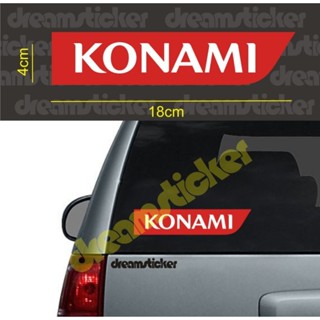 สติกเกอร์โลโก้ Konami สําหรับติดตกแต่ง