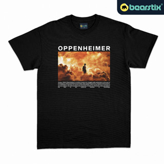 Bearstix เสื้อยืด ลาย Oppenheimer Christopher Nolan Kaos Cillian Murphy แฟชั่นสตรีท