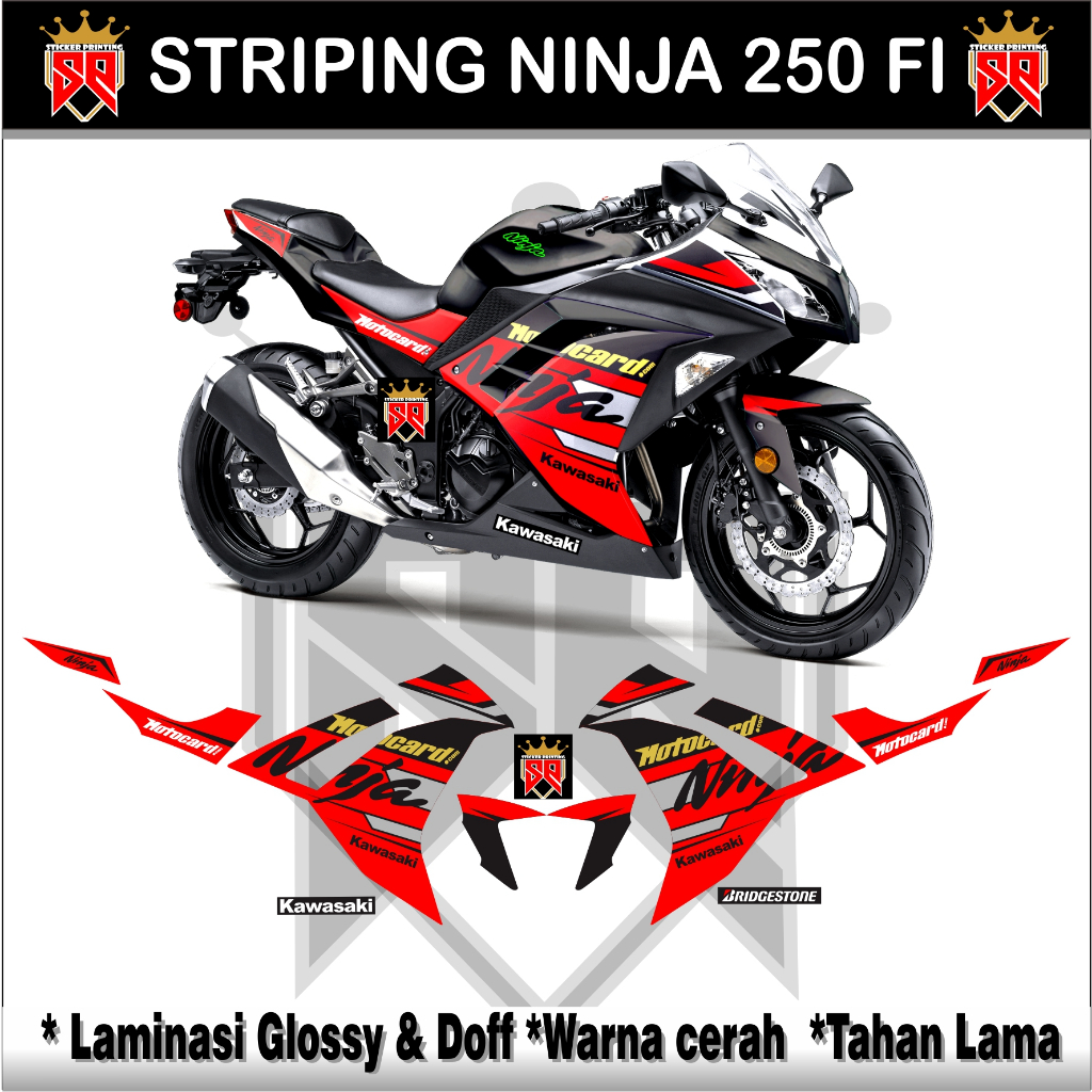 NINJA 250 FI OLD STRIPING / KAWASAKI NINJA FI 250R ราคา ถูกที่สุด ดีลบีเคเค รูปภาพหลัก