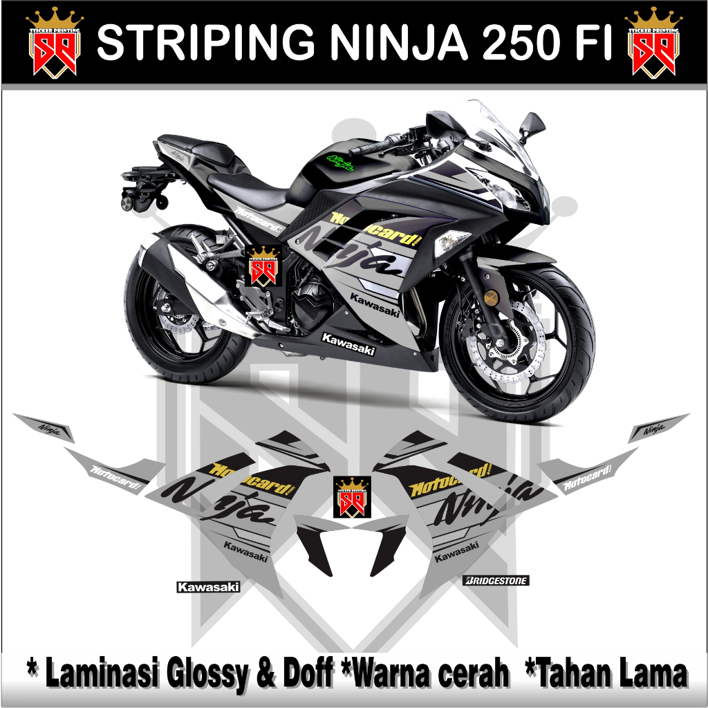 NINJA 250 FI OLD STRIPING / KAWASAKI NINJA FI 250R ราคา ถูกที่สุด ดีลบีเคเค แกลเลอรีภาพที่ 3