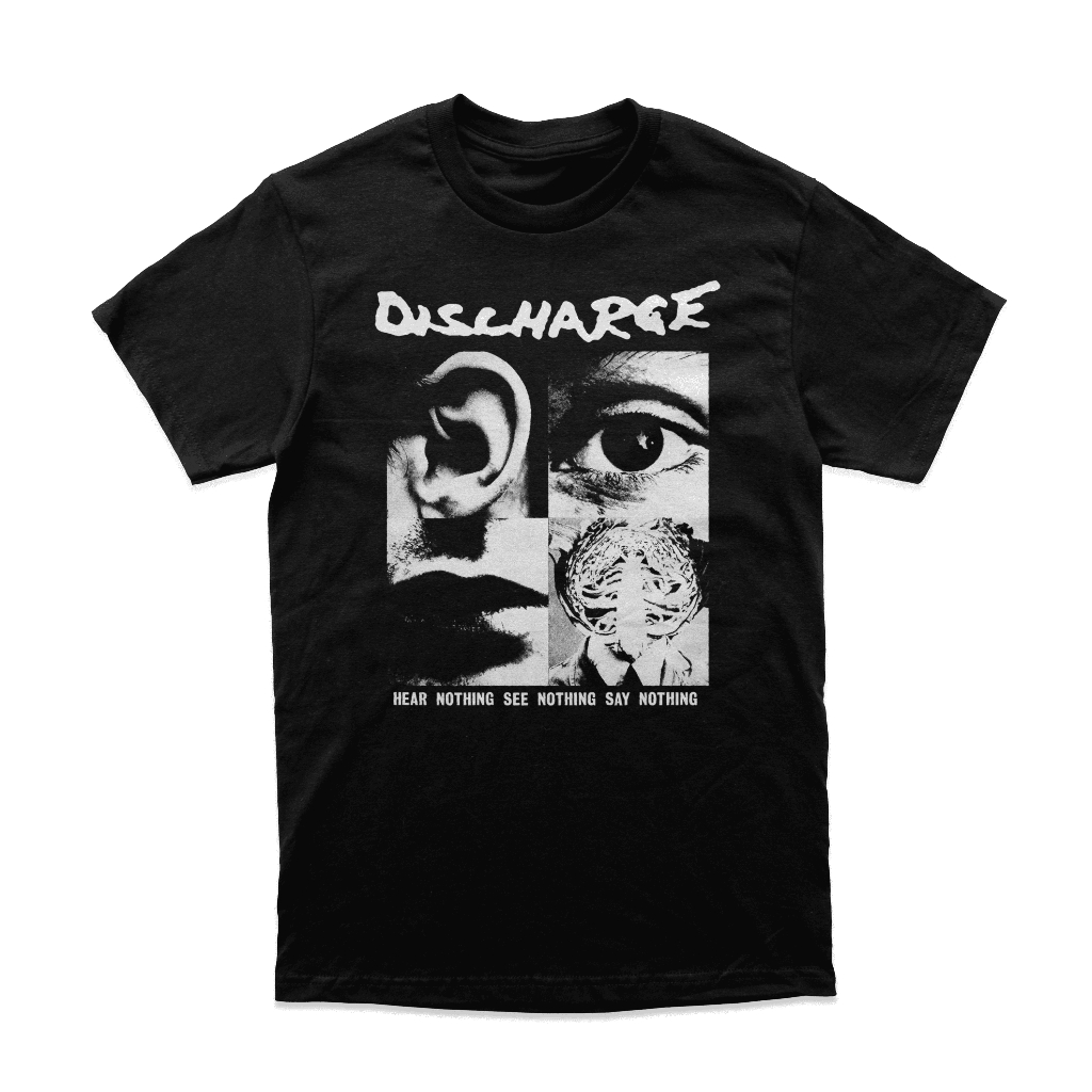 เสื้อยืด Band Discharge "Hear Nothing See Nothing Say Nothing" สินค้า