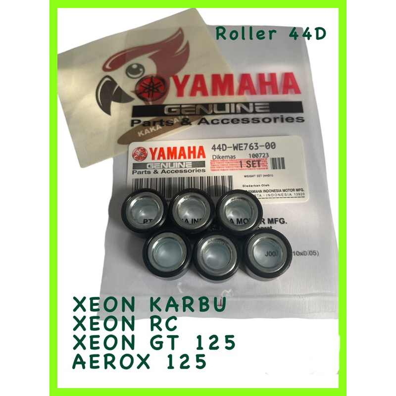 ชุดลูกกลิ้งซีนอน คาร์บูเรเตอร์ xeon rc-xeon Vantelio M3 Fino 125-soul gt 125-x-ride 125 Code 44D