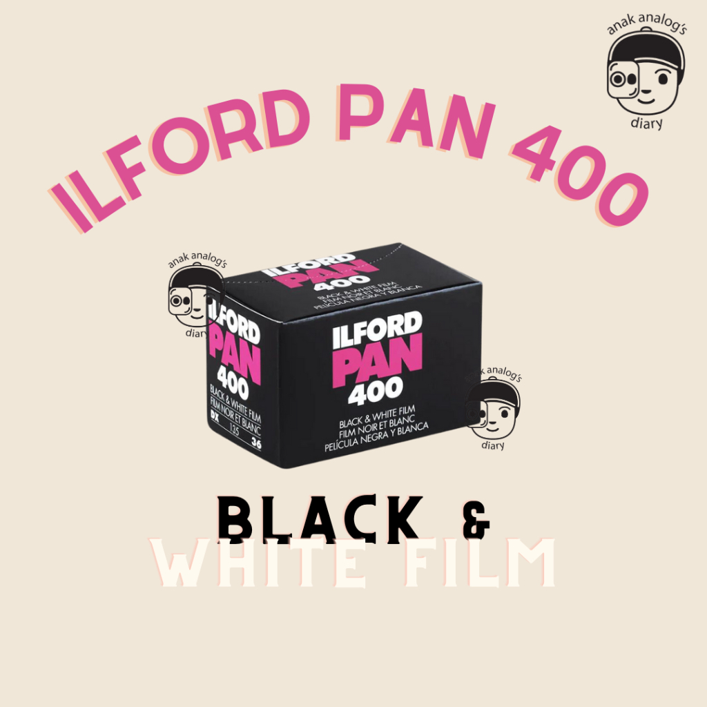 Ilford Pan 400 35mm ฟิล์มขาวดํา ISO 400 36exp