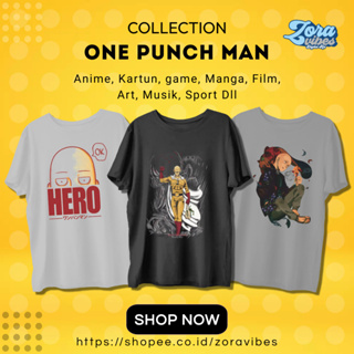 เสื้อยืด สไตล์วินเทจ ย้อนยุค One Punch Man