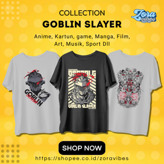 เสื้อยืด ลายการ์ตูนอนิเมะ Goblin Slayer