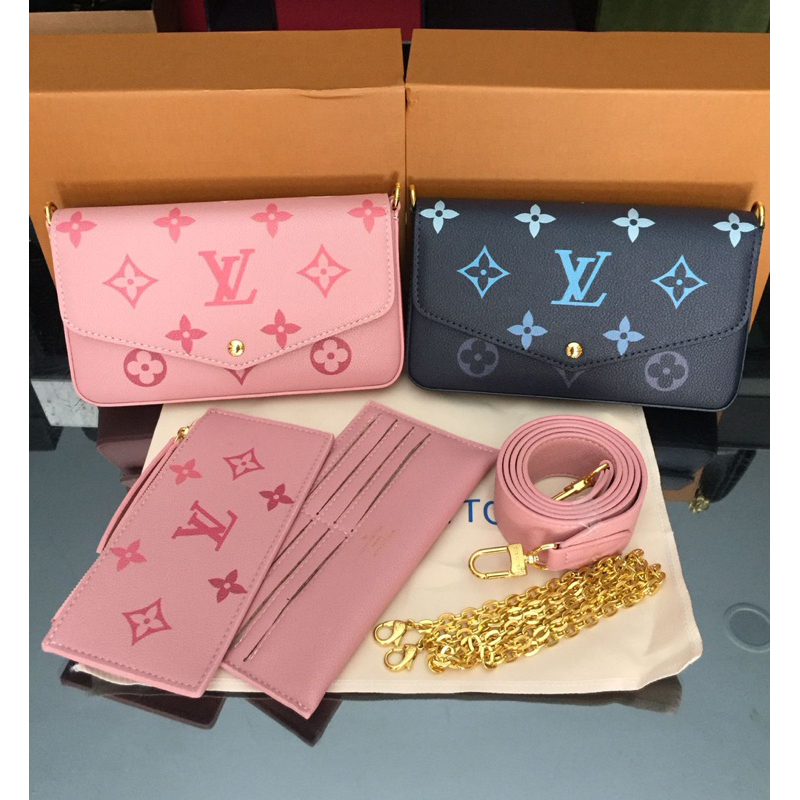 Lv Pochette Felicie M81803 พร้อมกล่อง Magnet ~ มี No series