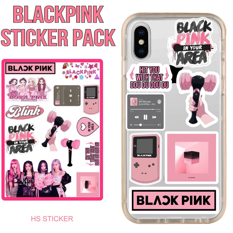 BLACKPINK STICKERS (ตัดแล้ว) สติ๊กเกอร์ kpop กันน้ํามัน Jisoo Rose Lisa Jennie / Blackpink