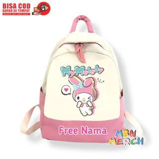 กระเป๋าเป้สะพายหลัง ลาย My melody bacpack สําหรับเด็กประถม