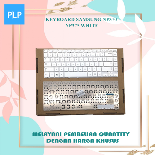 Samsung NP370 NP450 NP375 คีย์บอร์ดสีขาว