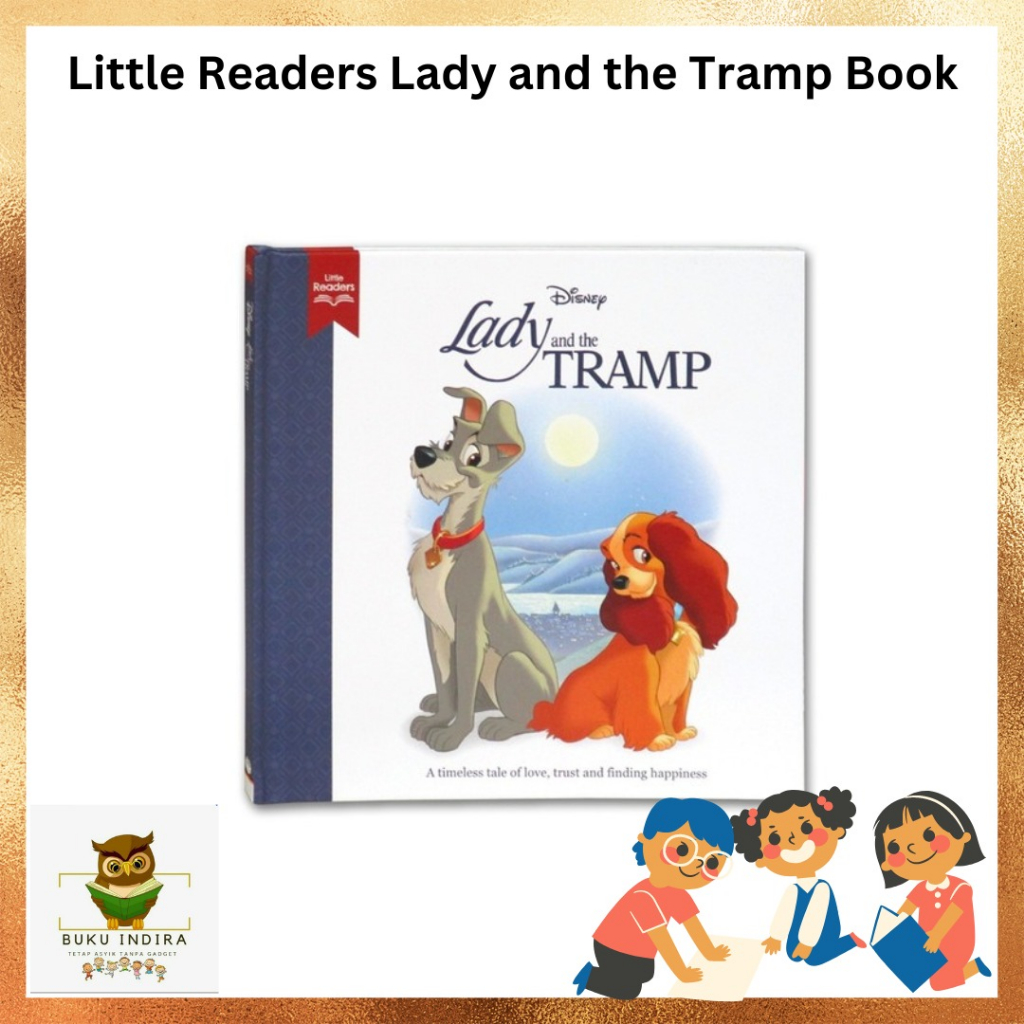 หนังสือเด็ก Disney lady and the Tramp นําเข้า