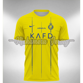 เสื้อกีฬาแขนสั้น ลายทีม Jersey Al Nassr Home 2023 2024