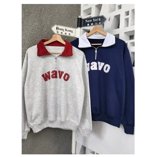 Wavo HALF ZIPPER ปลอกคอ UNISEX ล่าสุด