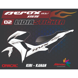 Aerox NVX SERIES 02cutting STICKER STICKER STRIPING STICKER AEROX อุปกรณ์เสริม