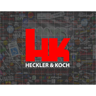 สติกเกอร์ตัด Heckler &amp; Koch ขนาด 7 ซม. สําหรับรถจักรยานยนต์ รถยนต์