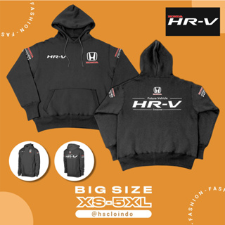 เสื้อแจ็กเก็ต มีฮู้ด ผ้าฟลีซ ลาย HONDA HRV MUGEN JDM ขนาดใหญ่ ไซซ์ XS S M L XL XXL 3XL 4XL 5XL สําหรับผู้ชาย และผู้หญิง