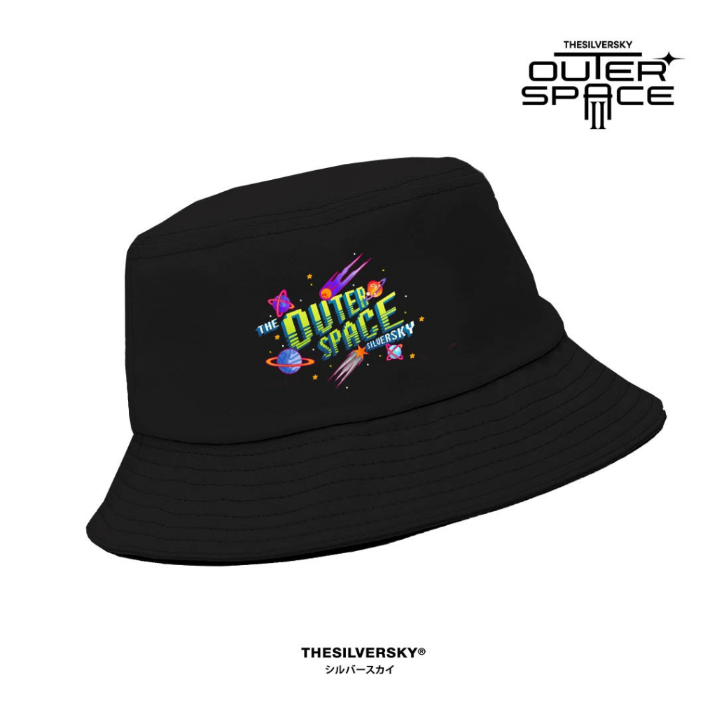 หมวกบักเก็ต Thesilversky Neon Outer Space V2