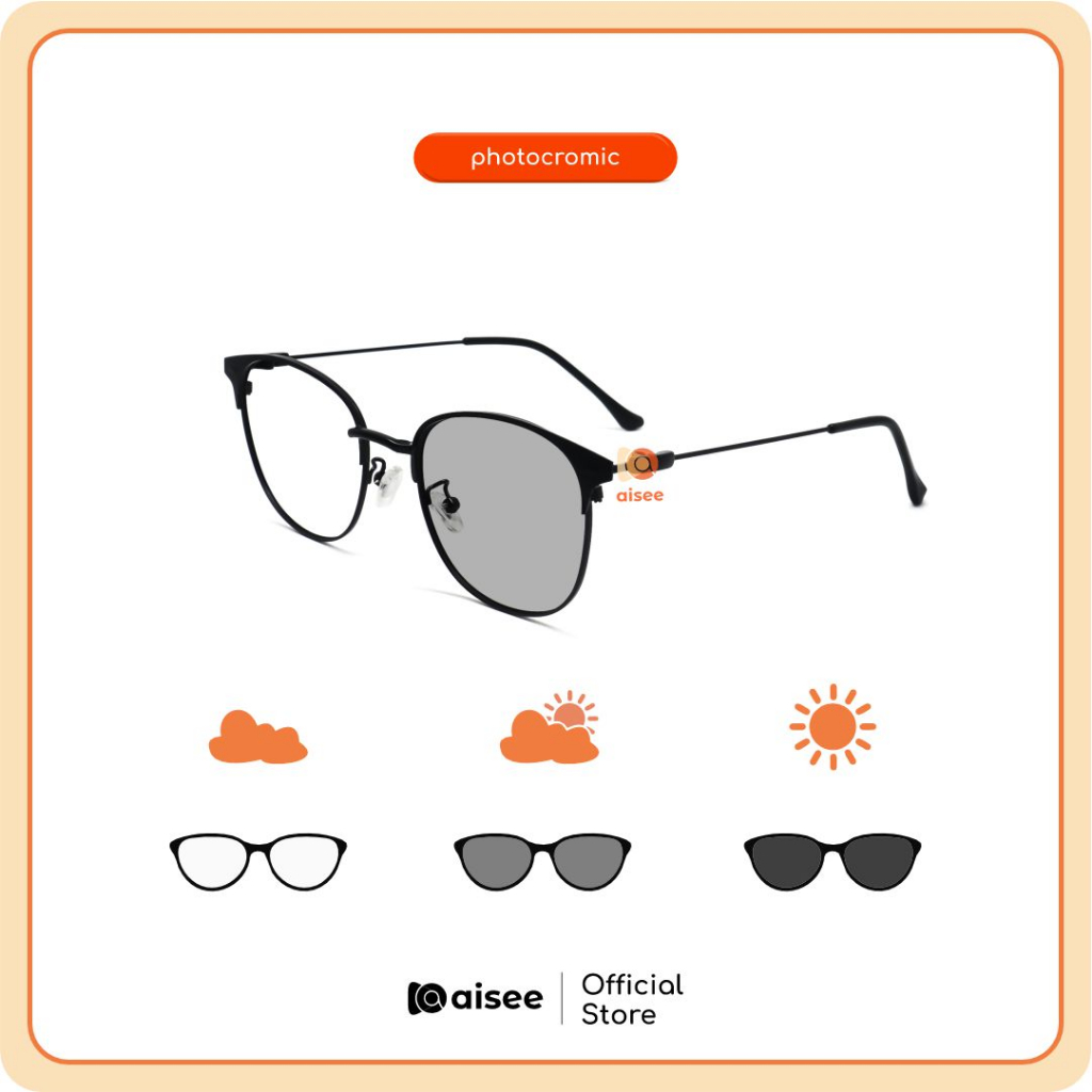 Aisee - Avril แว่นตาบลูเรย์ลบ