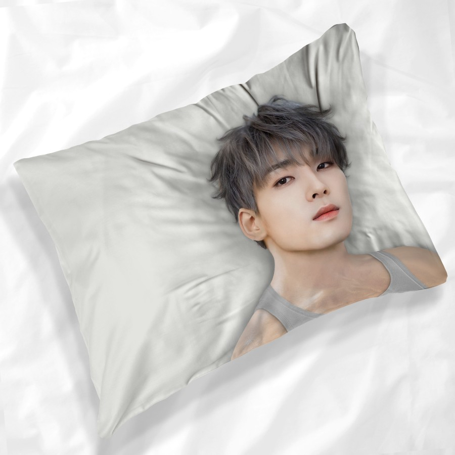 Seventeen Jeon Wonwoo KPOP ภาพประกอบใบหน้า Halu ปลอกหมอนนอน