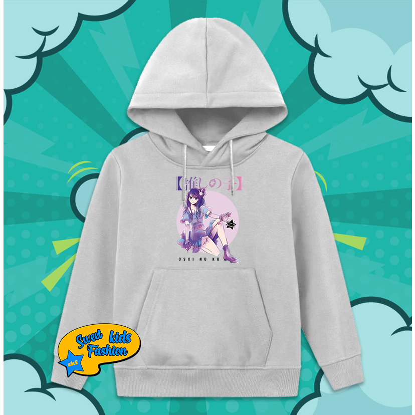 Oshi No Ko เสื้อแจ็คเก็ตมีฮู้ดสําหรับเด็ก Idol เสื้อกันหนาวเด็ก Oshi No Ko Akasaka Manga