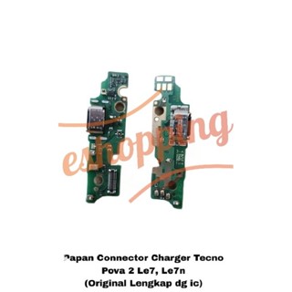 บอร์ดเชื่อมต่อที่ชาร์จ PCB CAS TECNO POVA 2le7 ORI