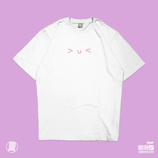 เสื้อยืด พิมพ์ลายการ์ตูนอนิเมะ Kawaii Emote สไตล์ญี่ปุ่น