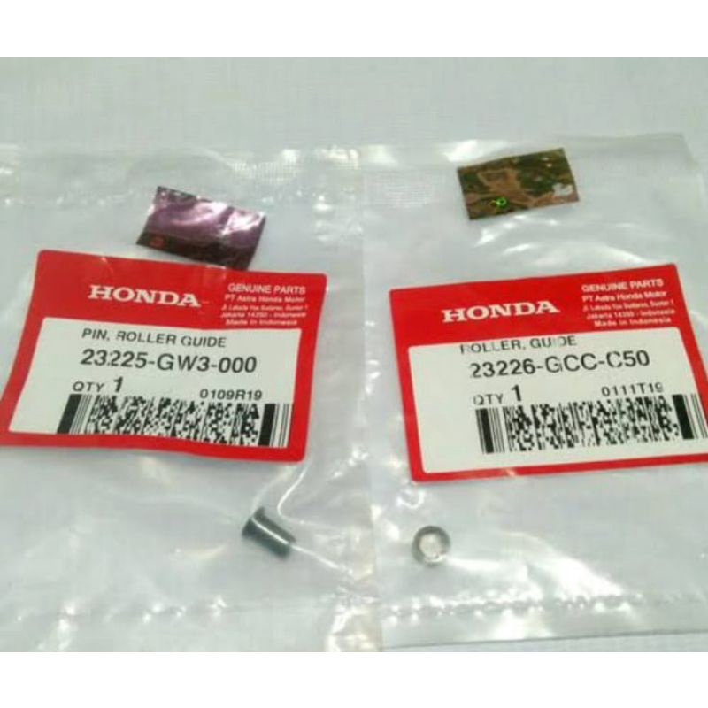 23226 GCC C50+23225 GW3 000 pin biggy pin Roller Guide Pully ปุ่ม ORI BEAT ORI HONDA AHM 1 ชุดเดิม h