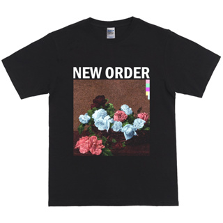 ใหม่ เสื้อยืด ลาย Power Corruption and Lies สีดํา