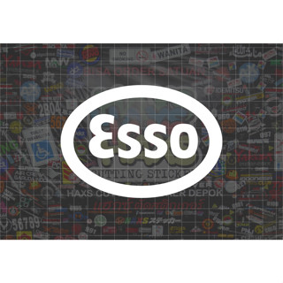 สติกเกอร์ ขนาด 12 ซม. สําหรับรถยนต์ Esso