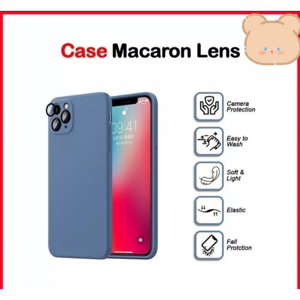 Macaron lens pro case vivo y27s y36 4g y36 5g y27 5g soft case ป้องกันเลนส์