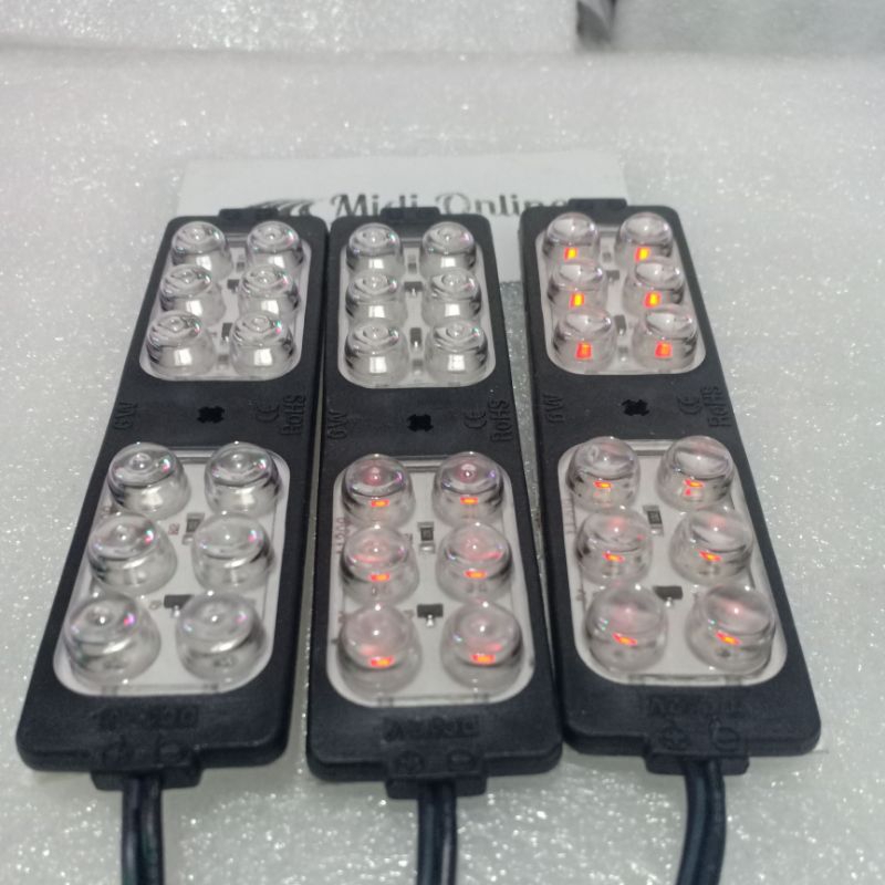 Universal 12-Eye DC 12V Plasma Undercarriage Light - 12-Eye Square LED Light ราคาต่อ 1 ชิ้น