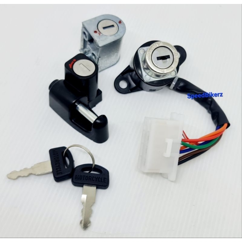 ชุดกุญแจจุดระเบิด C70 ที่ยึดหมวกกันน็อค C70 กุญแจจุดระเบิด