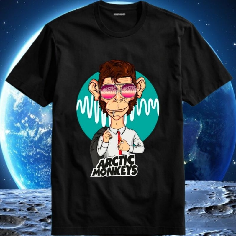 เสื้อยืด เสื้อยืดผู้ชายชายหญิง Unisex Band Arctic Artic Monkeys 505